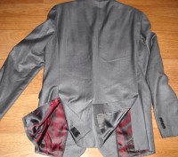 Пиджак фирмы"ZARA MAN"-оригинал.Р.50.Цвет серый.Б/у 1 раз (на выпускно. . фото 4