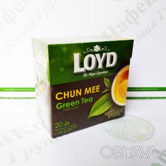 Чай в пакетиках пирамидках LOYD Chun Mee, 1,7г*20шт. (10)