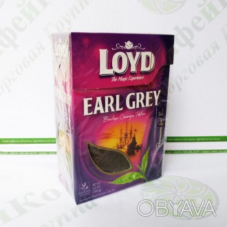 Чай листовой LOYD Earl Grey. Чай LOYD Earl grey (Бергамот) – классический черный. . фото 1