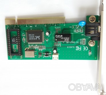 Сетевая карта (плата, модем) Realtek GTSFC-515LS (2K10A). Производство - Тайвань. . фото 1