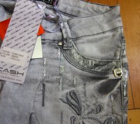 НОВЫЕ джинсы-стретч Cash Denim Trend(Турция) с низкой посадкой, узкие_скинни_сли. . фото 7