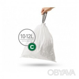 Мешки для мусора плотные с завязками 10-12л SIMPLEHUMAN Мешки для мусора полиэти. . фото 1