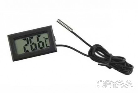 Цифровой ЖК-термометр
Размеры: 4,8x2,5x1,5 см
Батарея Питание: 2 x LR44 Не вхо. . фото 1