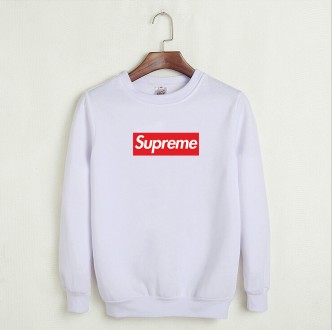 Свитшот Supreme белый, унисекс (мужской, женский, детский). Киев. фото 1 Свитшот Supreme белый, унисекс (мужской, женский, детский). Киев. фото 1