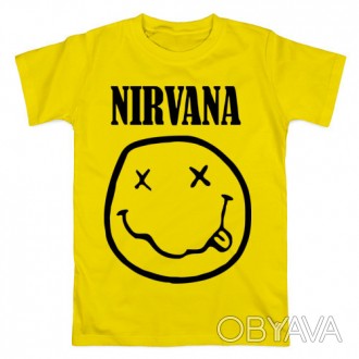 
Футболка с логотипом культовой группы Nirvana, которая сделала переворот в мире. . фото 1