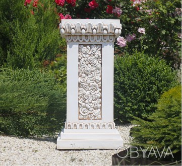 Садовая скульптура в бежевом цвете из «искусственного камня» выполнена в форме к. . фото 1