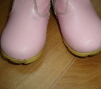 продам демисезонные сапожки на девочку розового цвета, на подкладке, размер 23, . . фото 6