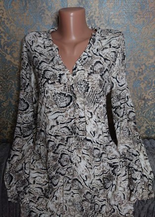 Женское платье макси змеиный расцветки ткань вискоза, можно носить под пояс, нов. . фото 5