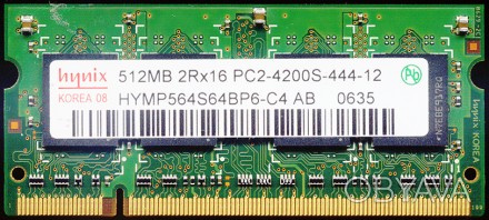 продам планки оперативной памяти DDR2 hynix 512 MB. . фото 1