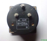 Омметр М419 , прибор непосредственного отсчёта для измерения электрических актив. . фото 3