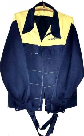 Полукомбинезон с курткой для автослесаря с логотипом "Good Year".
Вып. . фото 2