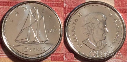 10 центов 2013 года. Канада.. . фото 1