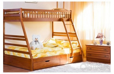 Двухъярусная кровать – замечательная модель для всей семьи. Кровать идеаль. . фото 1