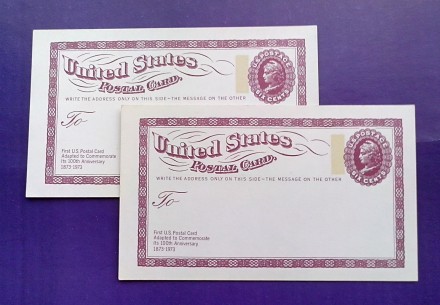 В 1873 году в США появилась первая почтовая карточка. В 1973 году исполнилось 10. . фото 10