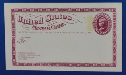 В 1873 году в США появилась первая почтовая карточка. В 1973 году исполнилось 10. . фото 13