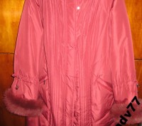 Куртка-полупальто бордо с мехом песца, зима, 52-54 р.

Состояние - пишу новое,. . фото 3