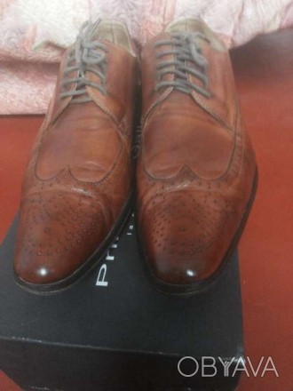 Туфли отличного качества (мягенькая кожа, верх и внутри), красивый коричневый цв. . фото 1