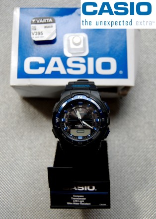 Мужские часы Casio SGW-500H-2BVER 
Состояние: б/у, приобретены в США. Полностью. . фото 2