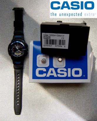 Мужские часы Casio SGW-500H-2BVER 
Состояние: б/у, приобретены в США. Полностью. . фото 3
