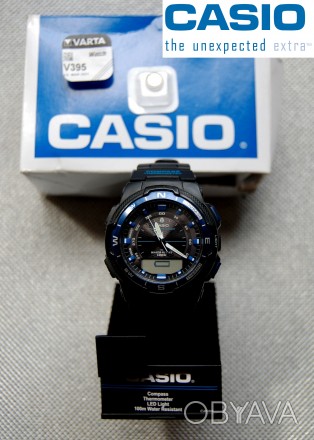 Мужские часы Casio SGW-500H-2BVER 
Состояние: б/у, приобретены в США. Полностью. . фото 1