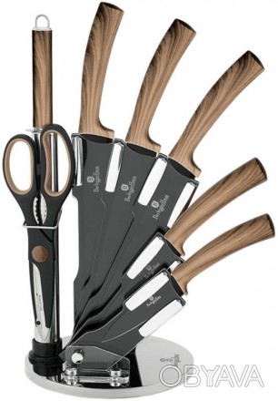 Набор кухонных ножей с антипригарным покрытием Ebony Maple от венгерской компани. . фото 1
