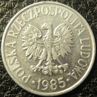50 грошей 1985 года. Польша.. . фото 3