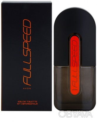 Avon Full Speed оранжевый мужская туалетная вода 75 мл цитрусовый древесный