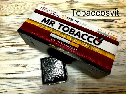 Качественные гильзы MR TOBACCO 550 c удлинённым фильтром 20мм

Сигаретный филь. . фото 3