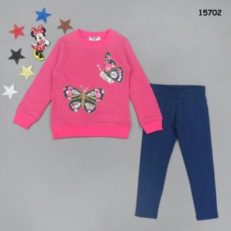 Утепленный костюм "Бабочки" для девочки. 110-128 см
Цена 340 грн
Код товара 67. . фото 2
