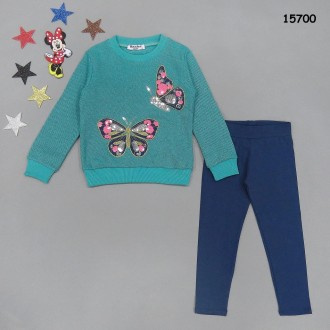 Утепленный костюм "Бабочки" для девочки. 110-128 см
Цена 340 грн
Код товара 67. . фото 3