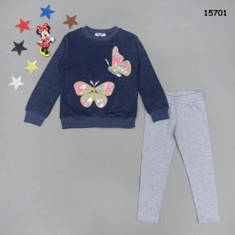 Утепленный костюм "Бабочки" для девочки. 110-128 см
Цена 340 грн
Код товара 67. . фото 4