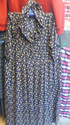 Платье штапельное с капюшоном "Saimeiqi" (Китай).
Фасон: рукав слегка. . фото 5