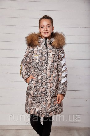 Куртка зимняя для девочки подростка «Софи» TM Manifik.Куртка застегивается на мо. . фото 2