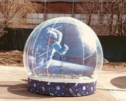 Надувной Шоу шар, изготовленный на заказ компанией Слон – это зимнее прикл. . фото 9