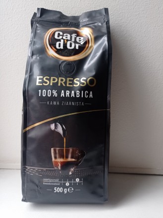 Кофе зерновой Cafe d'Or Espresso и Crema 100% арабика 500 г. Польша. Цена 1. . фото 3
