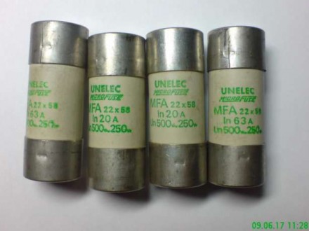 плавкие вставки-предохранители UNELEC-10а
MFA 14x51
переменный ток~500в,постоя. . фото 4