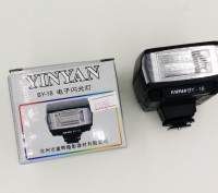 Импульсная вспышка YINYAN-BY-18 для DC DSLR: Canon, Nikon, Sony 

Мигающий инд. . фото 2