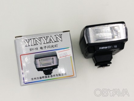 Импульсная вспышка YINYAN-BY-18 для DC DSLR: Canon, Nikon, Sony 

Мигающий инд. . фото 1
