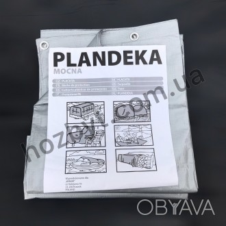 Тент PLANDEKA
Размер: 3x4
Плотность: 100г./м2
Цвет: серый
Материал: полипропилен. . фото 1