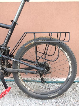 Велобагажник для велосипеда с задним маятником. Двухподвес может быть оборудован. . фото 7