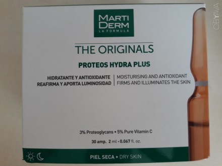 Ампулы Proteos Hydra Plus от Martiderm возвращают коже красивое свечение и ровны. . фото 2