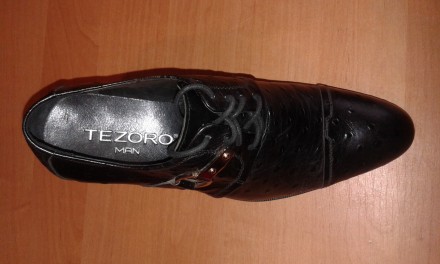 Туфли осенние из натуральной кожи,на небольшом каблуке.Привезены из Италии.Тольк. . фото 3