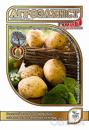 АГРОЗАХИСТ (на 50 кг картофеля)― инсектицидный протравитель для защиты от компле. . фото 1
