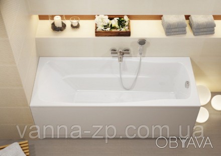 CERSANIT Lana 70х140 см, прямоугольная, симметричная ванна. Она выполнена из бел. . фото 1