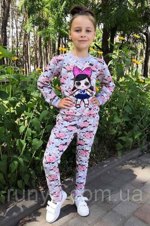 Белый детский спортивный костюм девочке. Черкассы. фото 1 Белый детский спортивный костюм девочке. Черкассы. фото 1