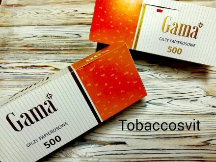 Сигаретные гильзы GAMA 500+500 гильз. Днепр. фото 1 Сигаретные гильзы GAMA 500+500 гильз. Днепр. фото 1