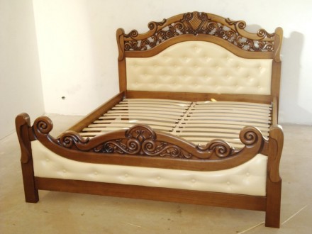 Цена указана за кровать Карена со спальным местом 1600х2000мм в древесных оттенк. . фото 10