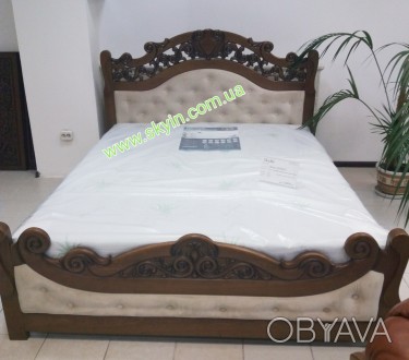 Цена указана за кровать Карена со спальным местом 1600х2000мм в древесных оттенк. . фото 1