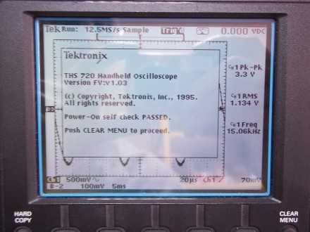 Портативный цифровой осциллограф Tektronix с изолированными входами. (земля, и с. . фото 4
