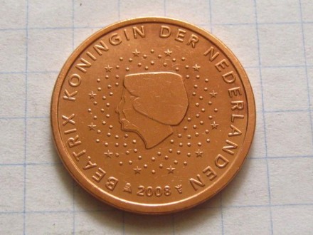 5 евроцентов 2008 года. Нидерланды.. . фото 3